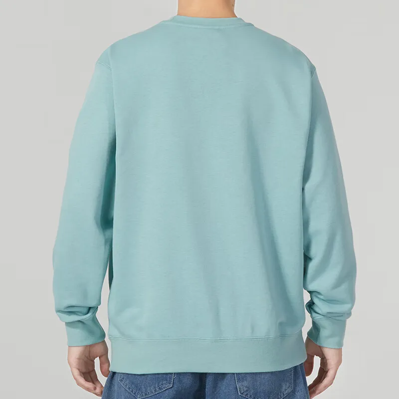 Nike Men's Logo Knit Crewneck Pullover Sweatshirt Blue-2