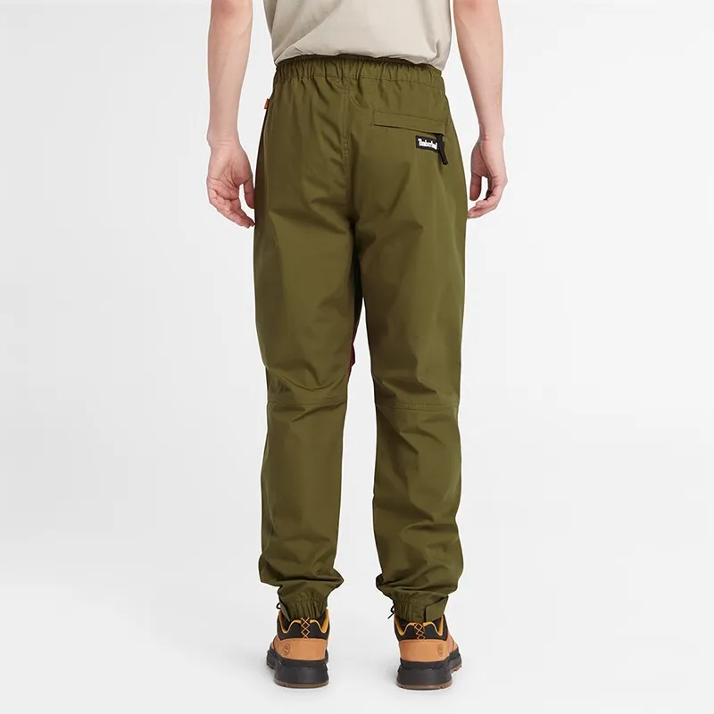 Timberland Mens Colorblock Outdoor Jogger Pants Dark Olive-5