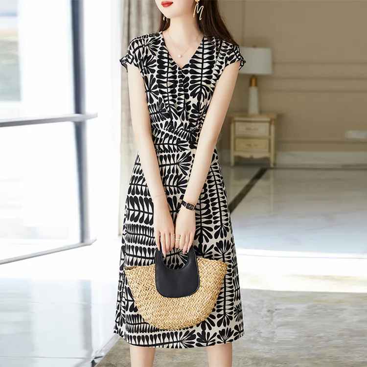 Dme Short Sleeved Dresses Women's Black-5