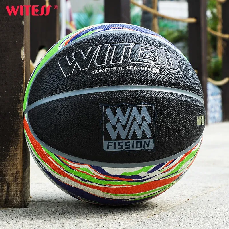 WITESS Microfiber Leather Basketball Size 7 Training Unisex-1