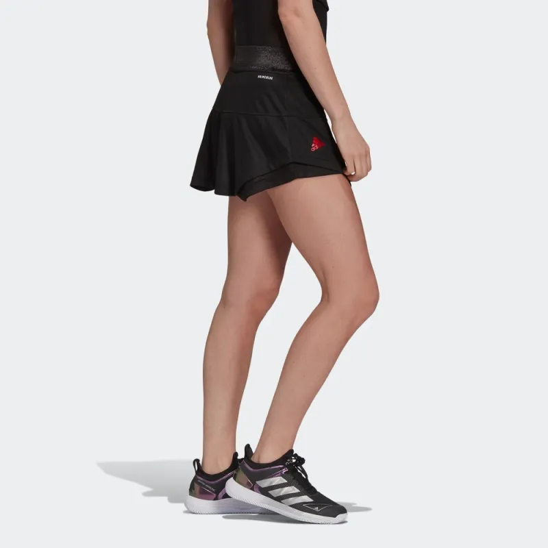 Adidas Casual Short Skirts Women's Black-3