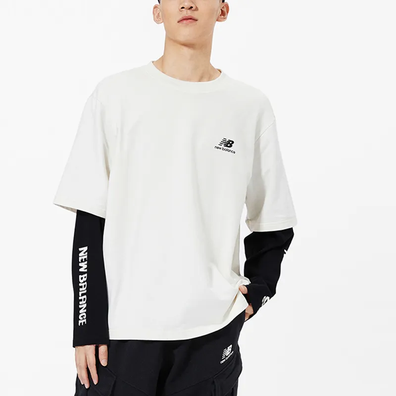 New Balance T Shirt Unisex White-4