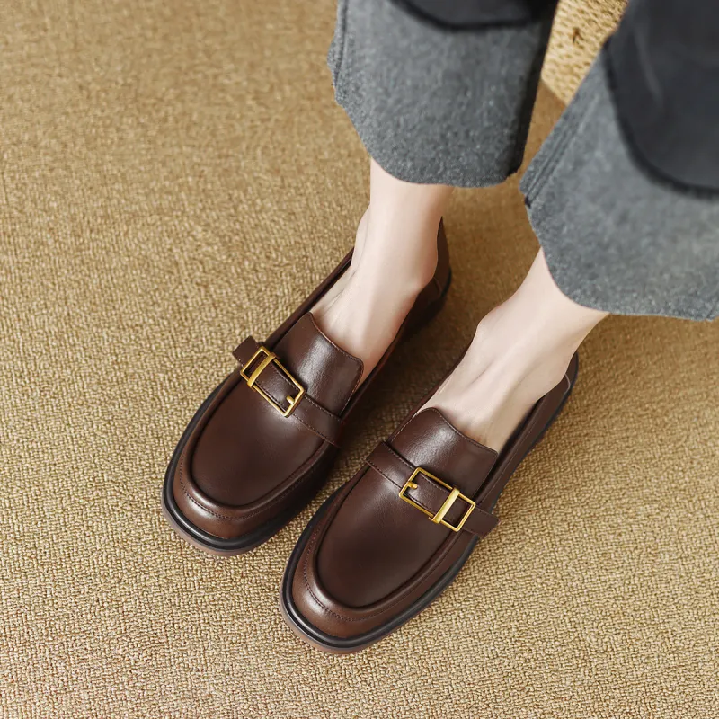 F·LOVES·f Loafers 2cm Women's Brown-1