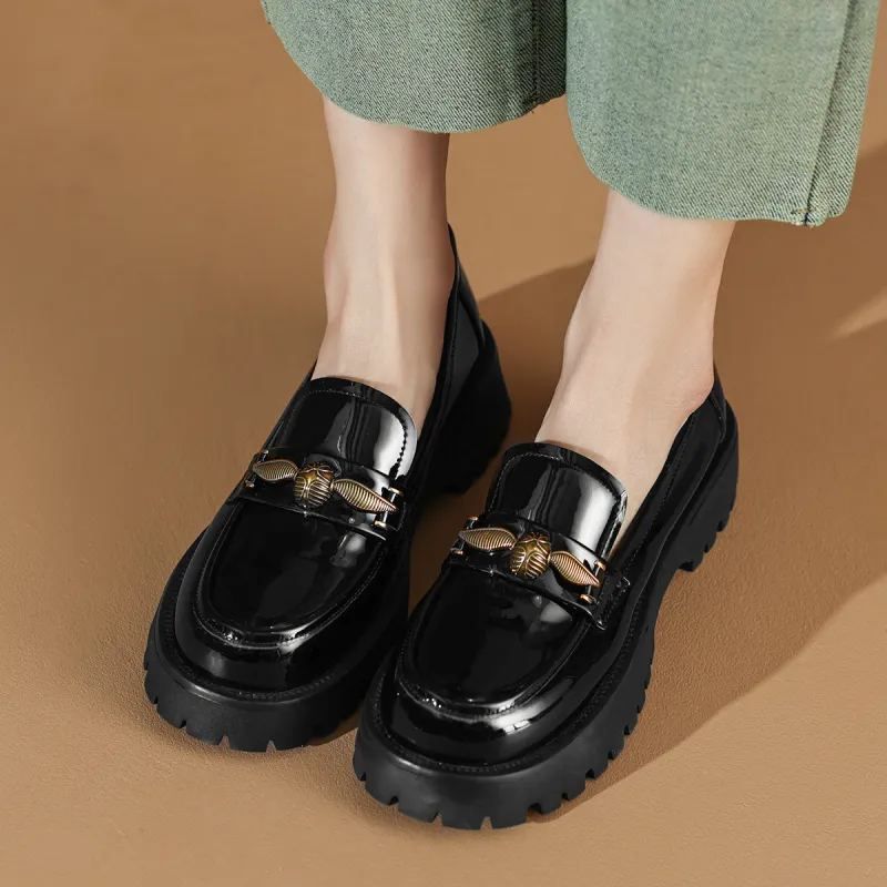 CAMEIDO Casual Single Shoes Women's Black-1