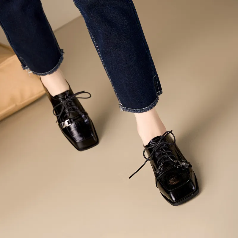 MARINO FABIANI Chunky Heel High Heels 4cm Women's Black-1