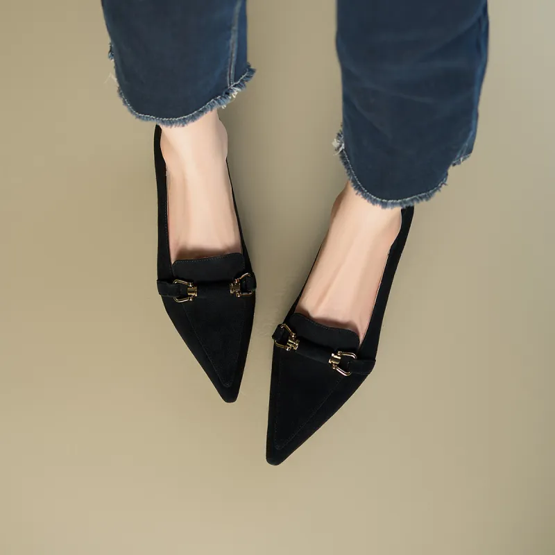 MARINO FABIANI Chunky Heel High Heels 5cm Women's Black-3