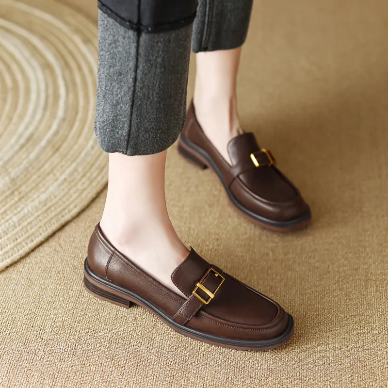 F·LOVES·f Loafers 2cm Women's Brown-2