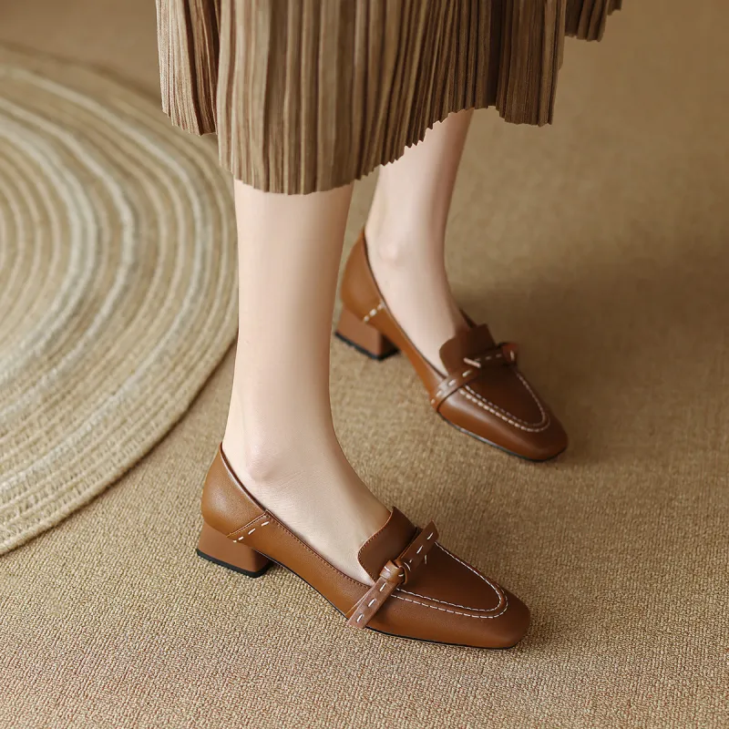 F·LOVES·f Loafers 3.5cm Women's Brown-1