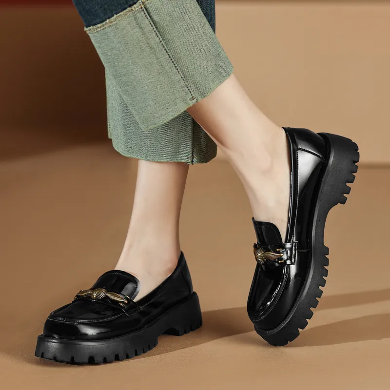 CAMEIDO Casual Single Shoes Women's Black-2
