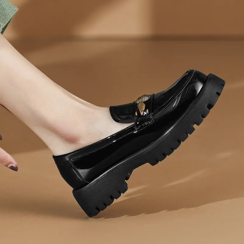 CAMEIDO Casual Single Shoes Women's Black-3