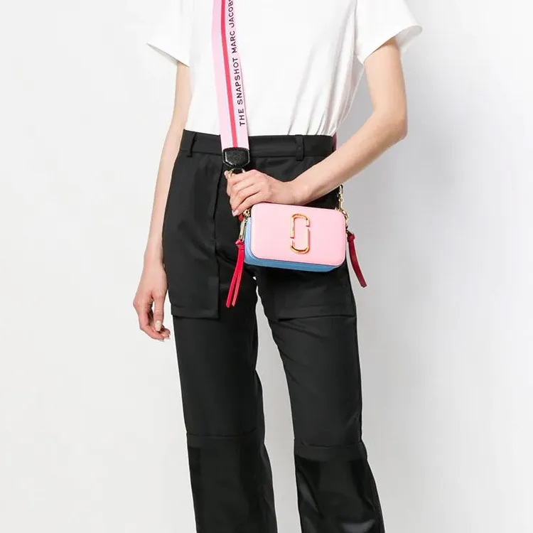 MARC JACOBS Snapshot Cow Leather Camera Bag Shoulder Bag Crossbody Bag Women's Pink-4