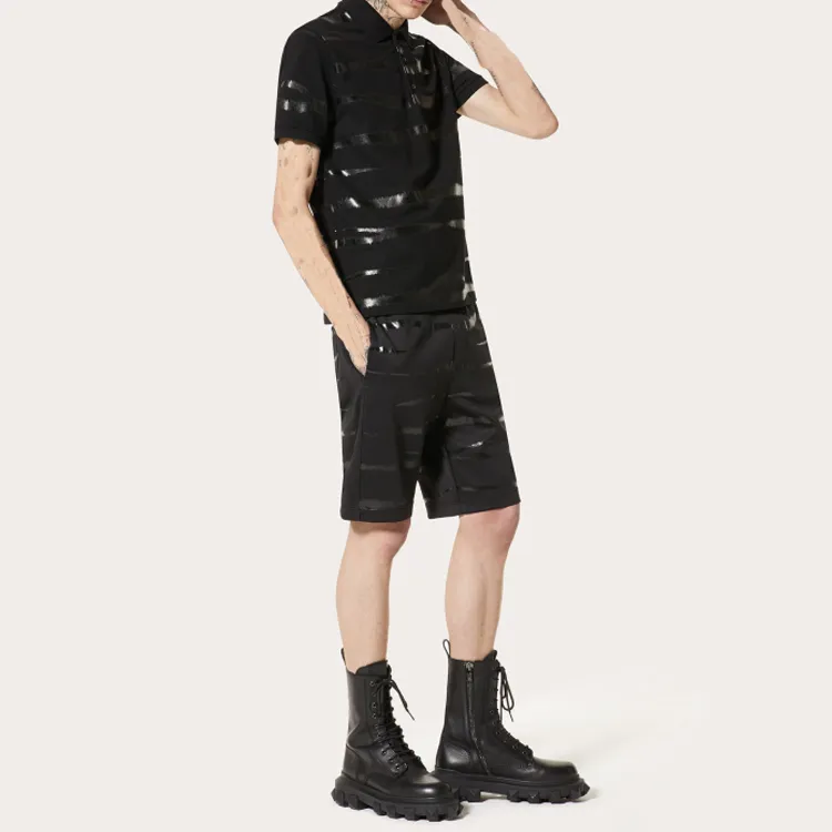Valentino SS22 Polo Shirt Men's Black-3
