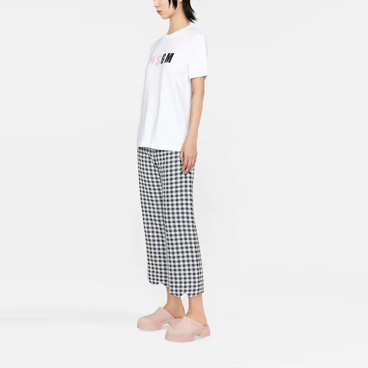 MSGM T Shirts Women's White-3