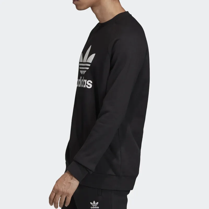 Adidas Originals Trf Flc Crew Sweatshirt Men's Black-3