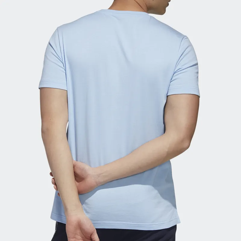 Adidas Neo Straight T Shirt Unisex Pink Blue-3