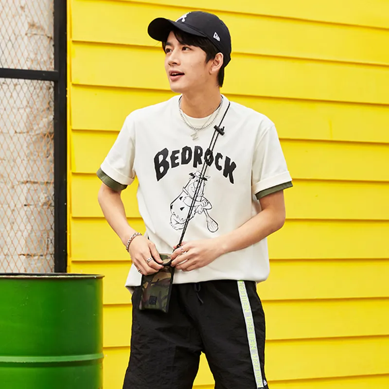 New Era SS22 T Shirt Unisex Ivory White-2