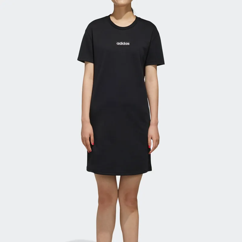 Adidas Neo Short Sleeved Dresses Women's Black-2