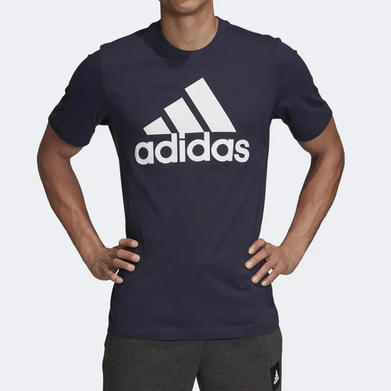 Adidas T Shirts Men Dark Blue-2