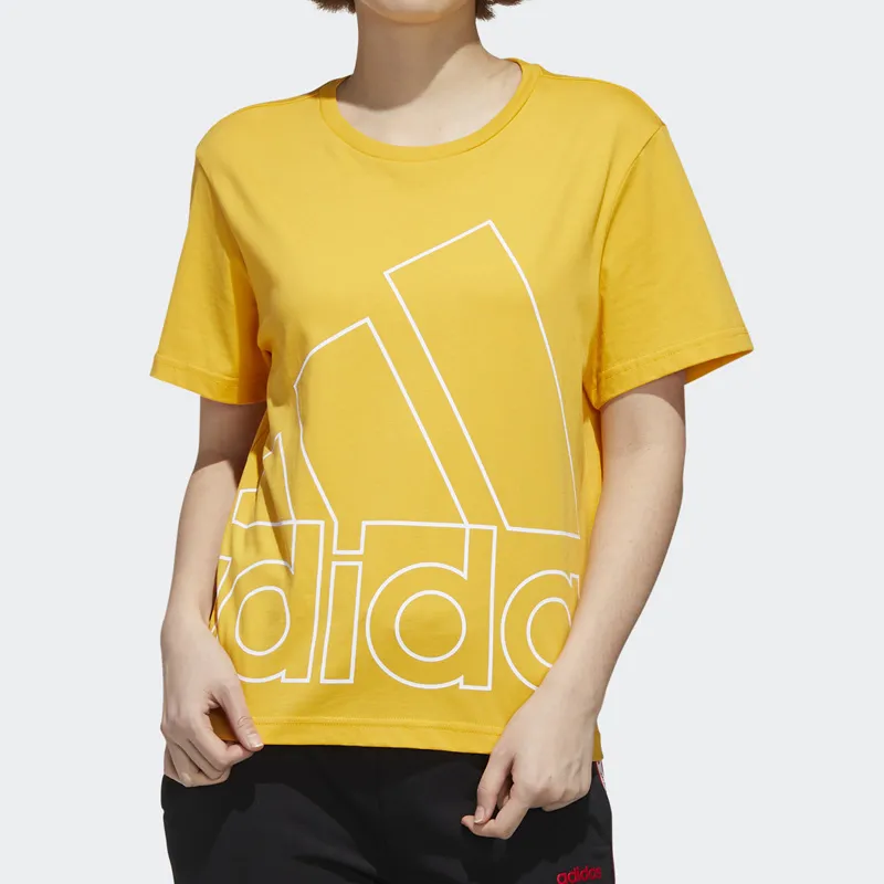 Adidas T Shirts Women's Yellow-2