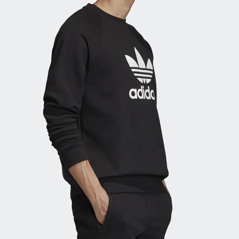 Adidas Originals Trf Flc Crew Sweatshirt Men's Black-5