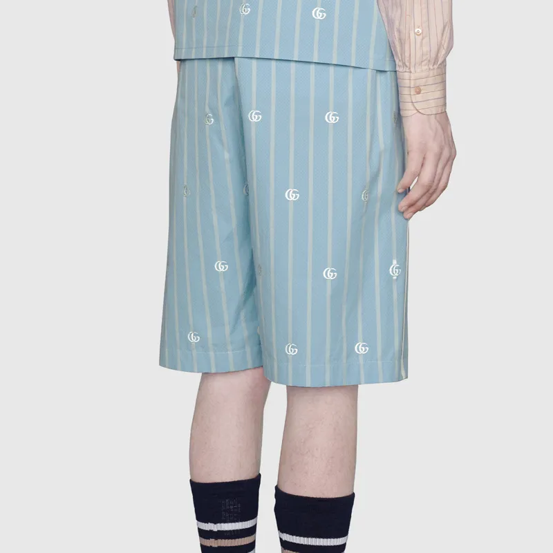 GUCCI Double G Stripe Shorts-2