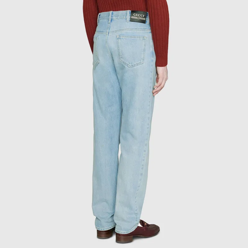 GUCCI Jeans Men Light Blue-1
