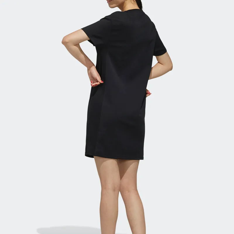Adidas Neo Short Sleeved Dresses Women's Black-3