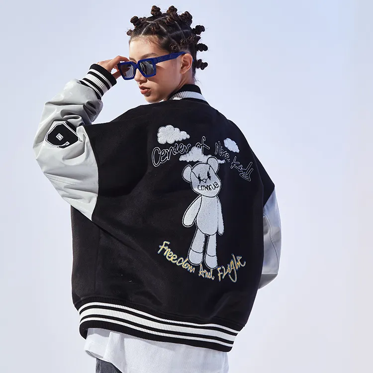 CONKLAB Baseball Jacket Spring Autumn And Winter Unisex-3