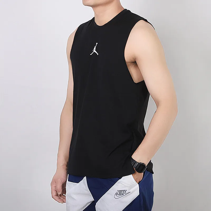 Jordan Basketball Jerseys Men Black-4