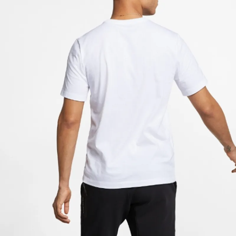 Nike T Shirts Men White-3