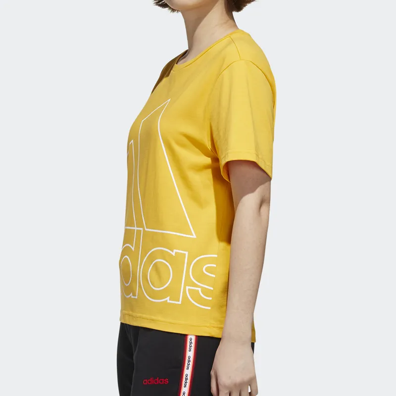 Adidas T Shirts Women's Yellow-4