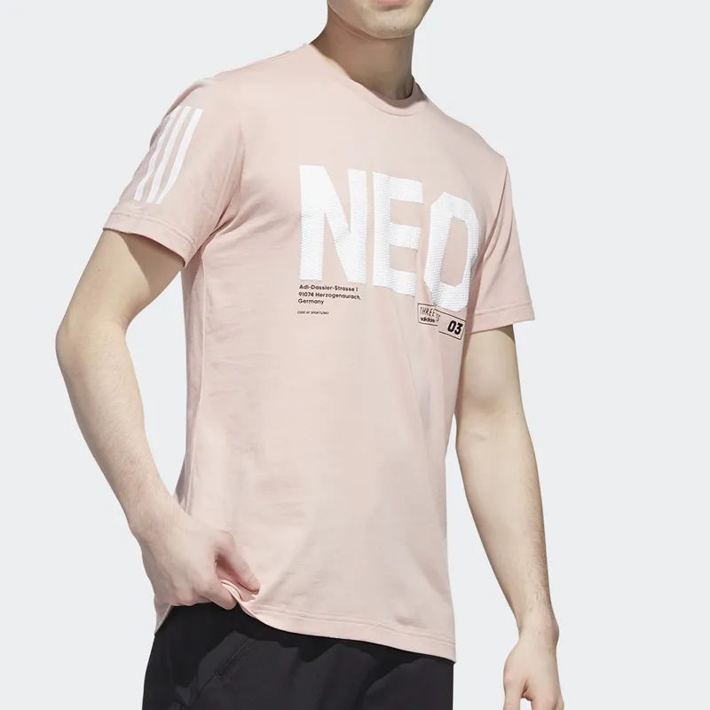 Adidas Neo ADIDAS NEO M CS TEE 3 T-Shirt Men's Vibrant Pink-2