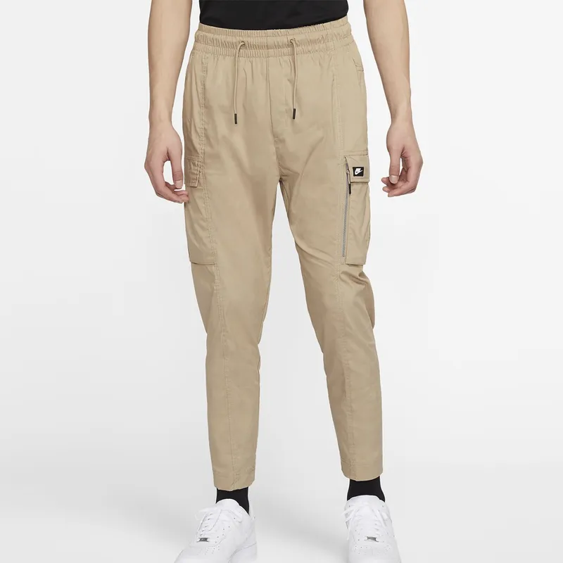 Nike Casual Pants Men Khaki-5