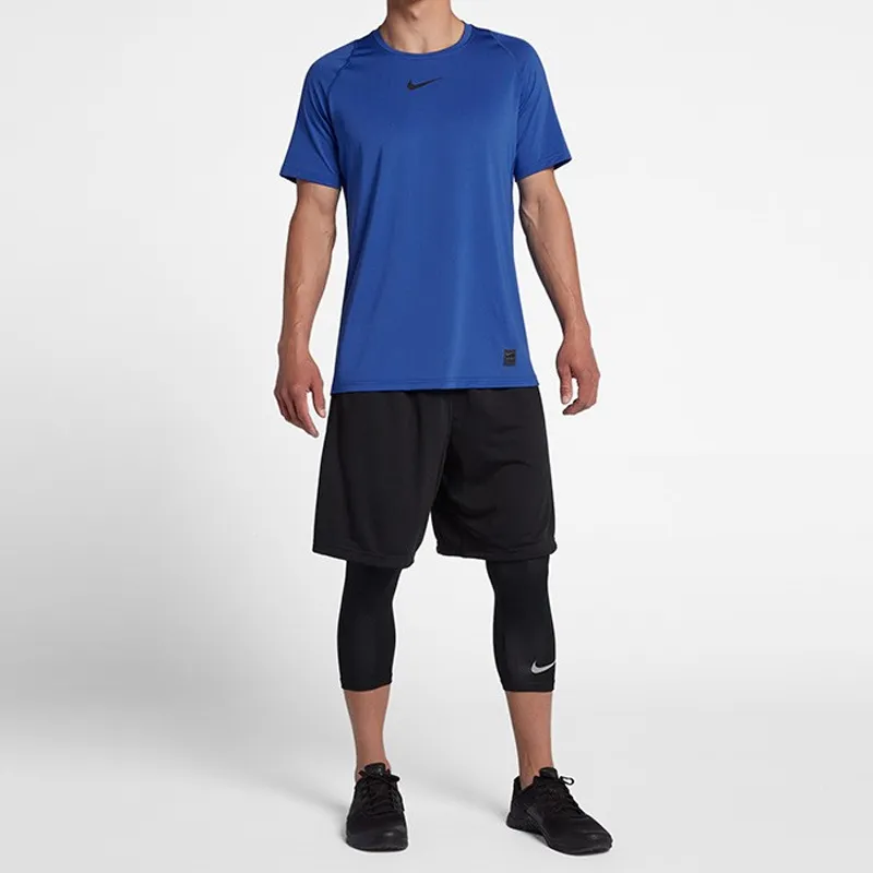 Nike Raglan Sleeve T-Shirt Men's Blue-4