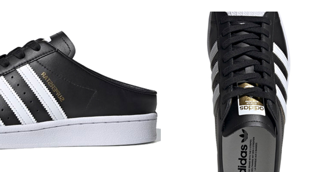 Adidas Originals Superstar Mule Core Black Cloud White - POIZON