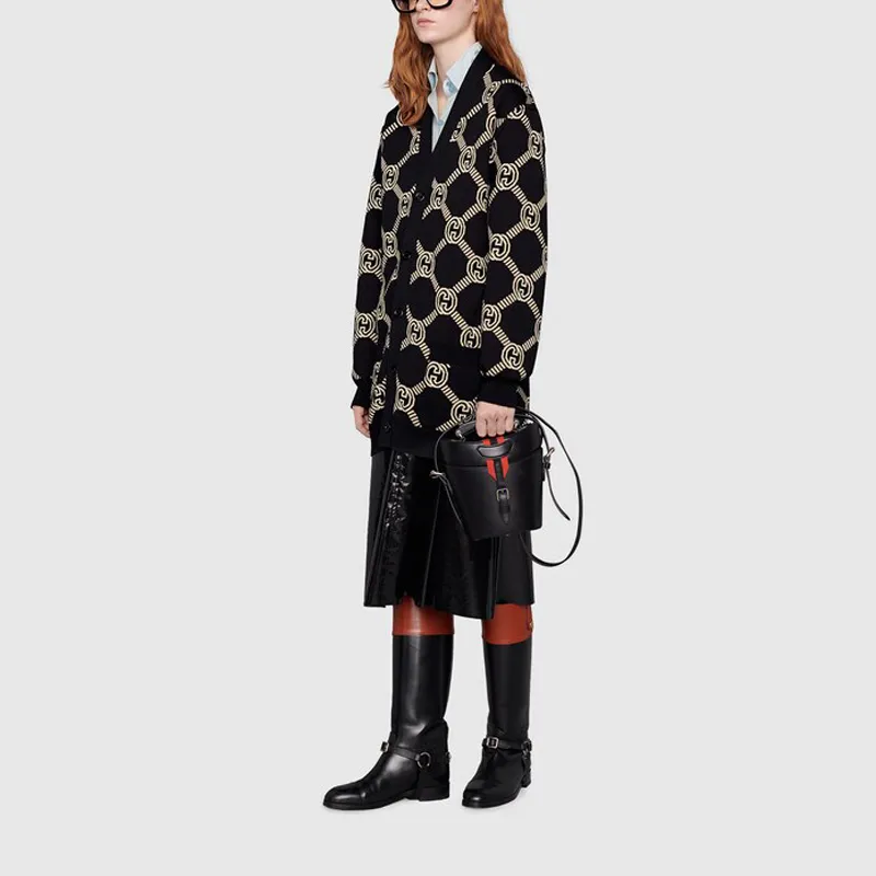 GUCCI Reversible Interlocking G Cardigan-2