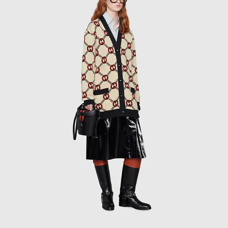 GUCCI Reversible Interlocking G Cardigan-4