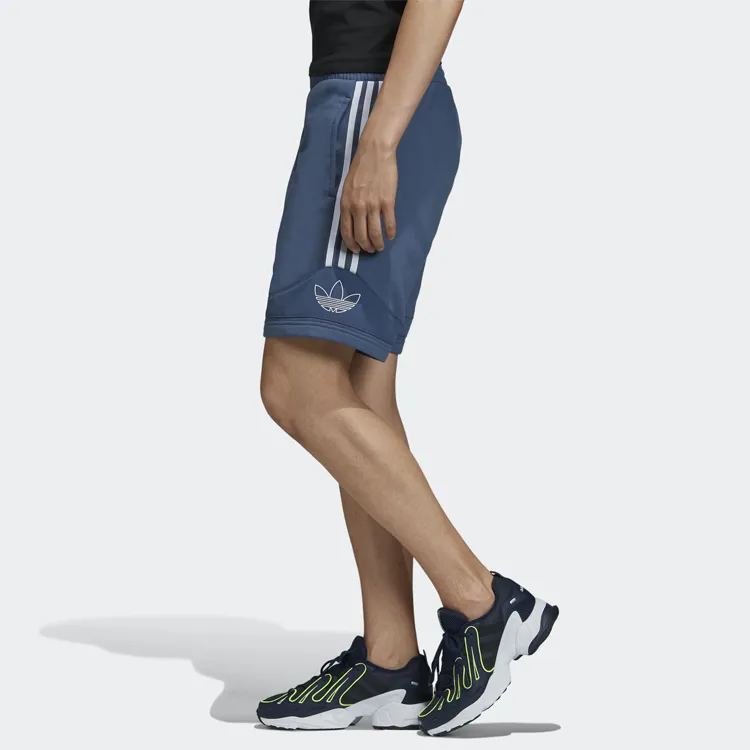 Adidas Originals Ts Trf Casual Shorts Men Blue-5