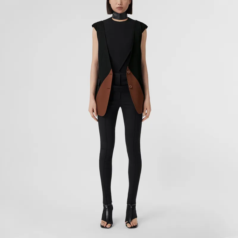 Burberry Vests Women's Black-1