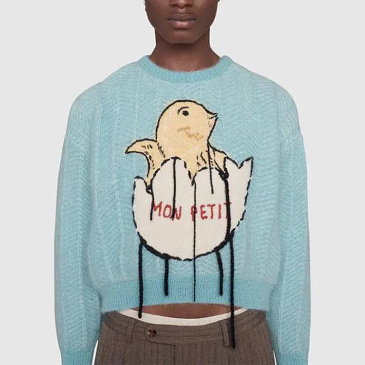 GUCCI Chic Egg Cropped Jumper-1