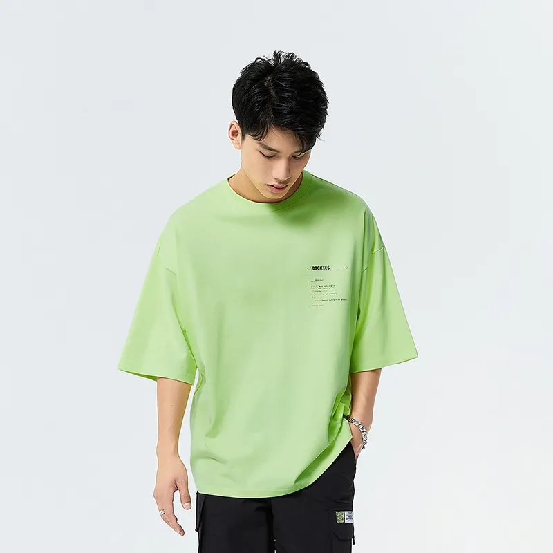 Dickies SS22 T Shirt Unisex Green Yellow-2