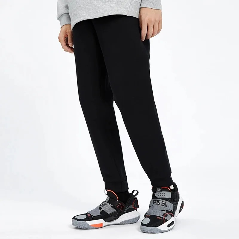 LiNing Knitted Sports Pants Men's Black-4