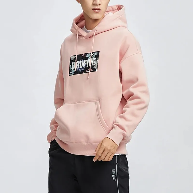 LiNing Sweatshirt Winter Men's Misty Rose Pink-4