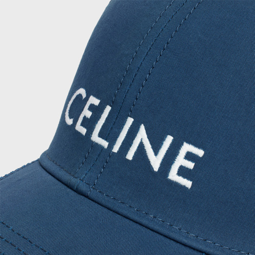 CELINE Baseball Caps Unisex Sea Blue - POIZON
