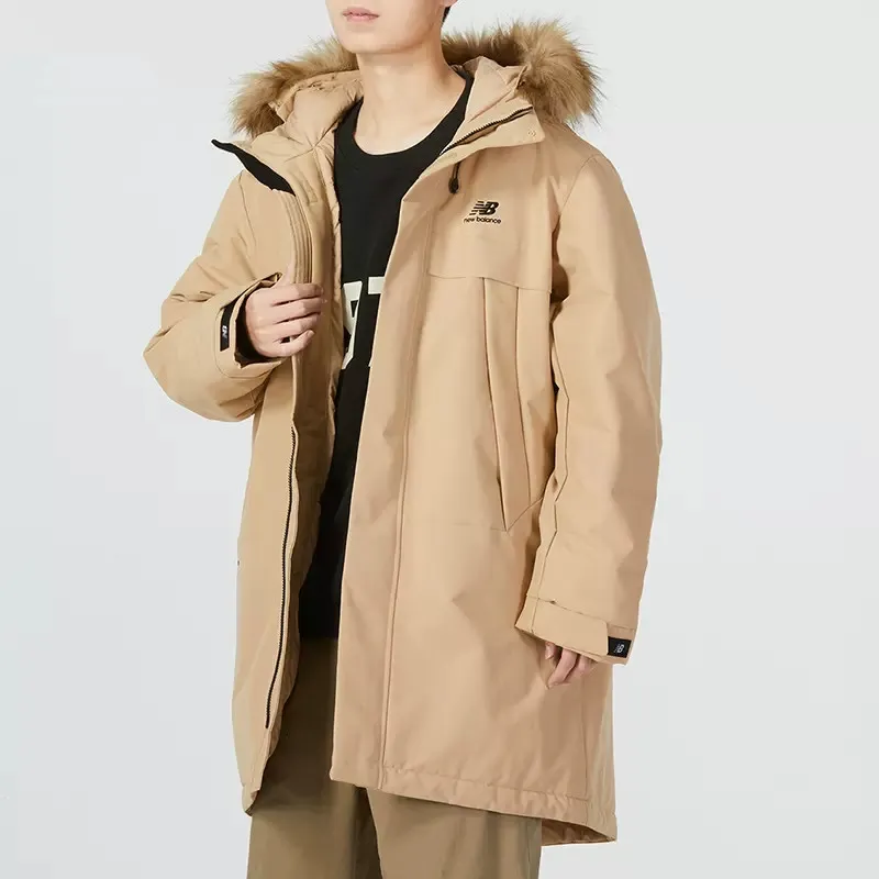 New Balance Down Jackets Unisex Khaki-3