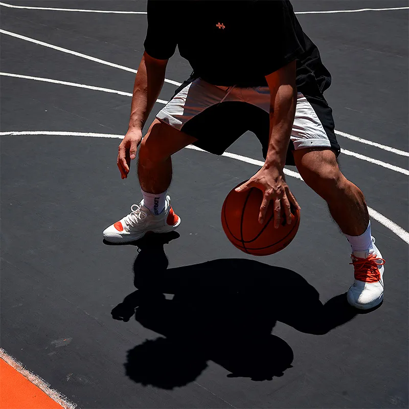 EQLZ EQUALIZER Sphere Wear Resistant Breathable Coverage Support Balance Low Top Basketball Shoes Men's Bloodlust Red-6