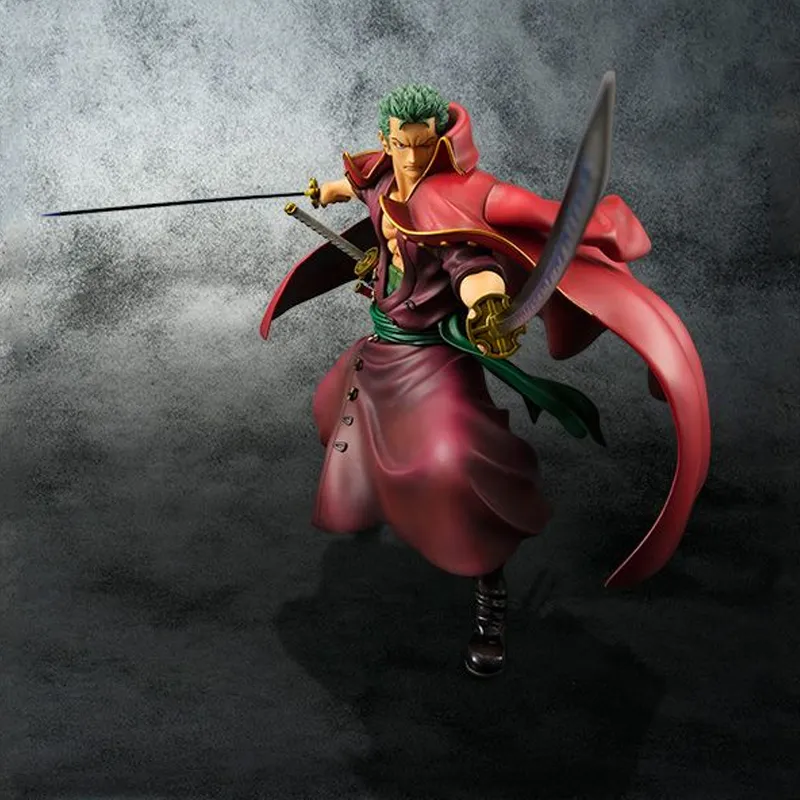MegaHouse Roronoa Zoro Pop One Piece Edition Zoro Scale Figures 20cm-1