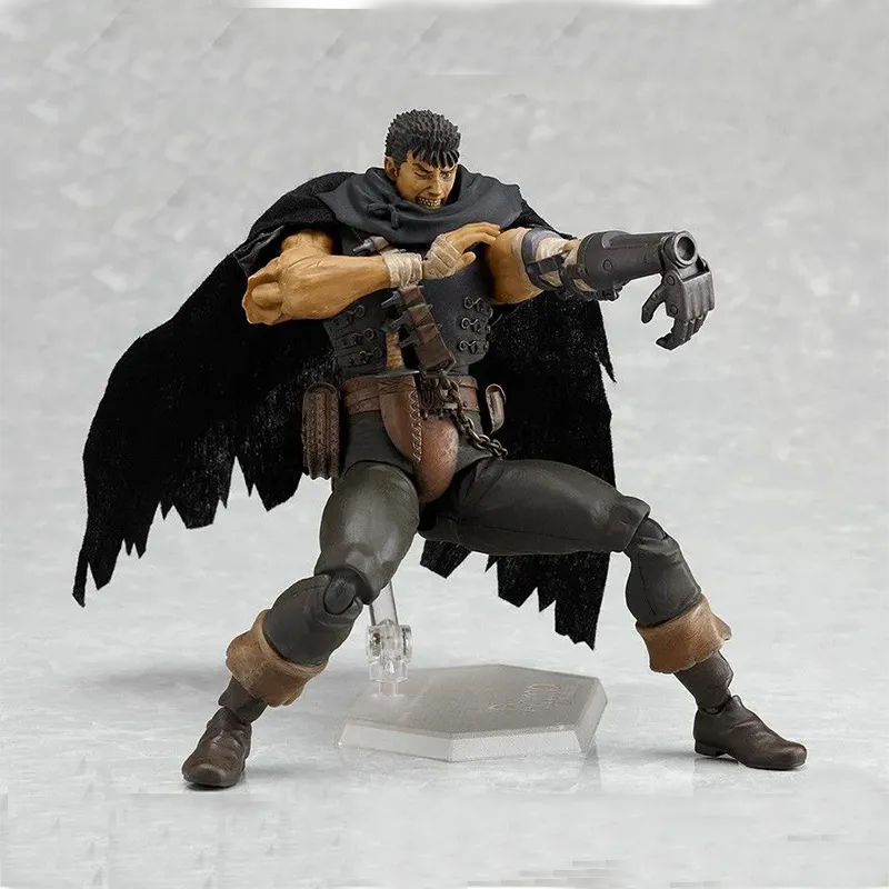 MAX Factory Guts Figma#120 Legend Of Black Swordsman, Black Swordsman Ver. Action Figures 16.5cm-4