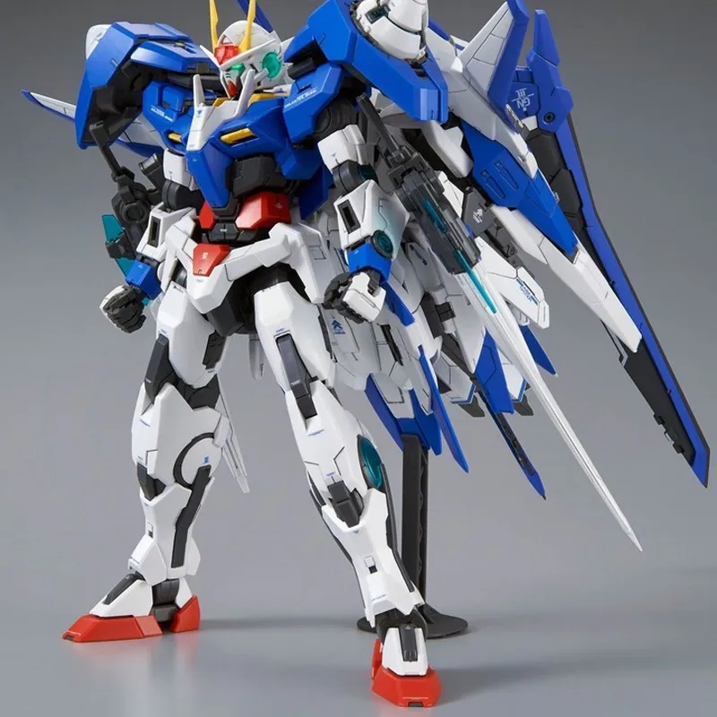 BANDAI PB Limited MG 1/100 Mobile Suit Gundam 00V War Record Raiser 00R Enhanced Gundam 00 Collection 18cm Hobby Model-5