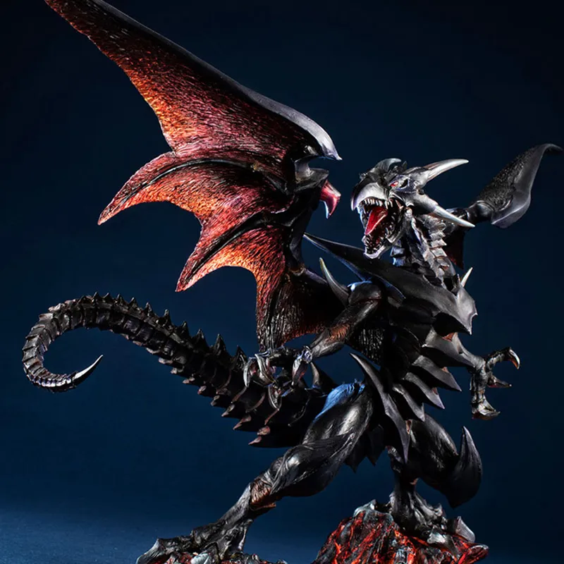 MegaHouse Yu Gi Oh! Character Artworks Yu Gi Oh! True Red Eyes Black Dragon Scale Figures 32.5cm-1